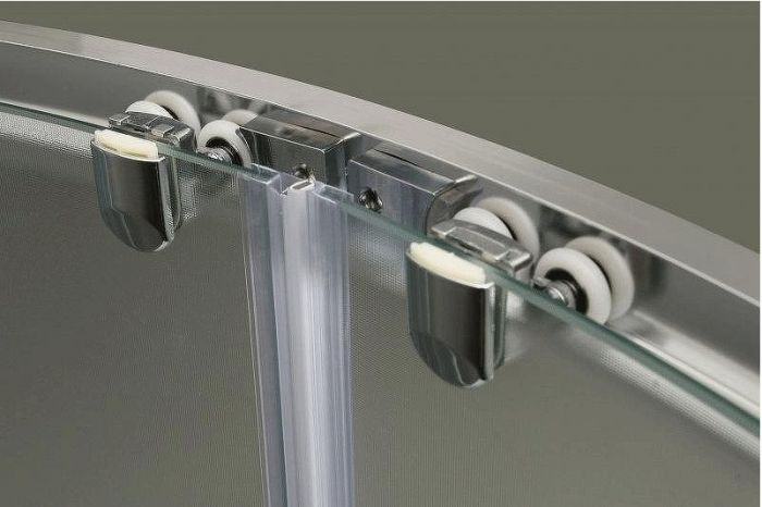 Душевой уголок BelBagno UNO-195-R-2-90-C-Cr 90х90 профиль Хром стекло прозрачное