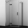 Душевой уголок WasserKRAFT Aller 120х100 L 10H10LBLACK MATT профиль Хром матовый стекло прозрачное