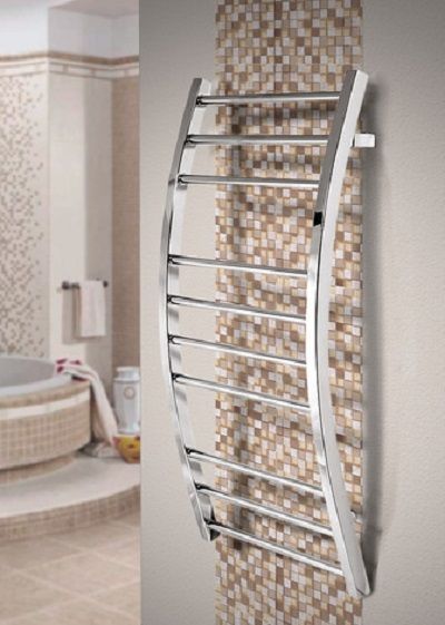 Полотенцесушитель водяной Grota Primo с необычным дизайном