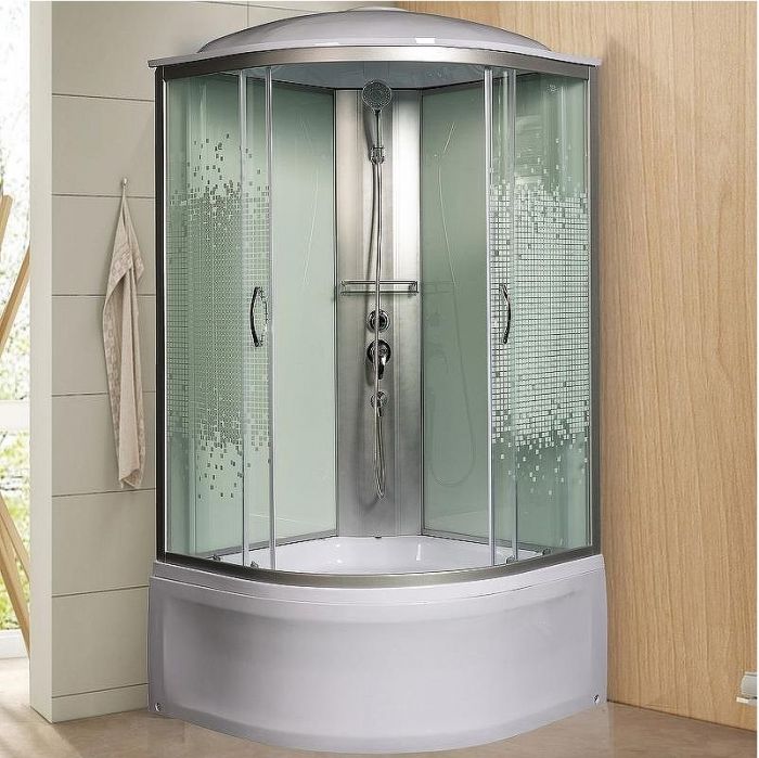 Душевая кабина Мономах XL 100x100x44 С МЗ 10000012115 без гидромассажа