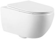 Унитаз Charus Torre Bianca EWC700-125W Skandenborg Rimless подвесной цвет Белый с сиденьем Микролифт