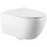 Унитаз Charus Torre Bianca EWC700-125W Skandenborg Rimless подвесной цвет Белый с сиденьем Микролифт
