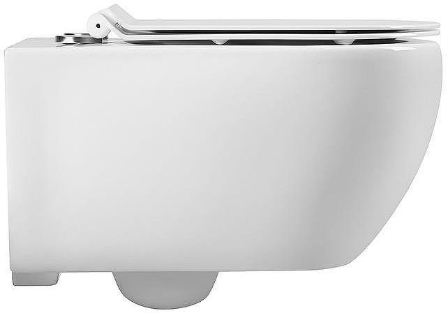 Унитаз Charus Torre Bianca EWC700-125W Skandenborg Rimless подвесной цвет Белый с сиденьем Микролифт