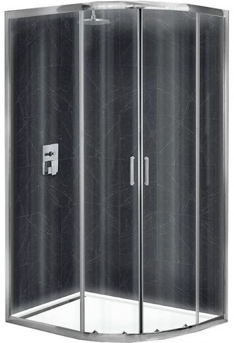 Душевой уголок BelBagno UNO-195-RH-2-120/80-C-Cr 120х80 профиль Хром стекло прозрачное