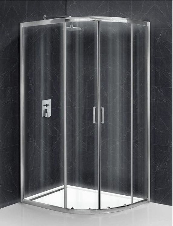 Душевой уголок BelBagno UNO-195-RH-2-120/80-C-Cr 120х80 профиль Хром стекло прозрачное