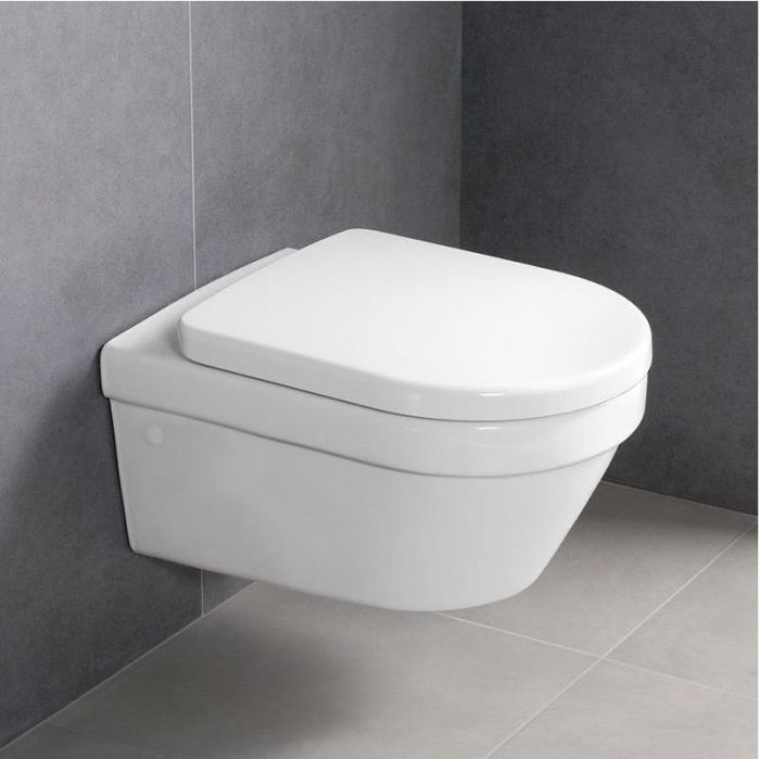 Унитаз Villeroy&Boch Architectura 4694HRR1 подвесной цвет Белый с сиденьем Микролифт