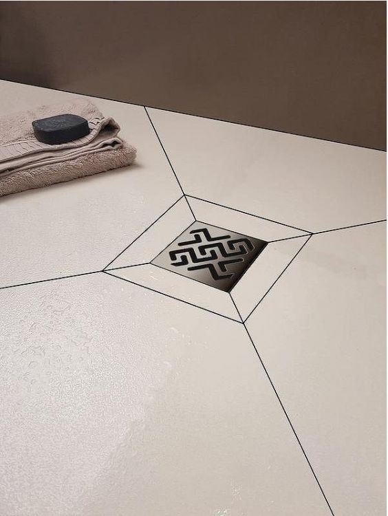 Душевой трап Berges Zentrum Antik 150x150 091465 с решеткой Хром