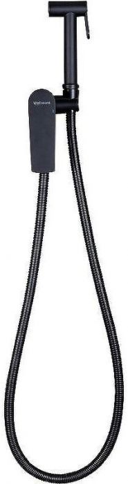 Гигиенический душ со смесителем WellWant WWG00010B Черный матовый