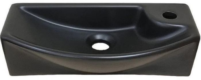 Раковина SantiLine SL-2013LMB 46 Черная матовая