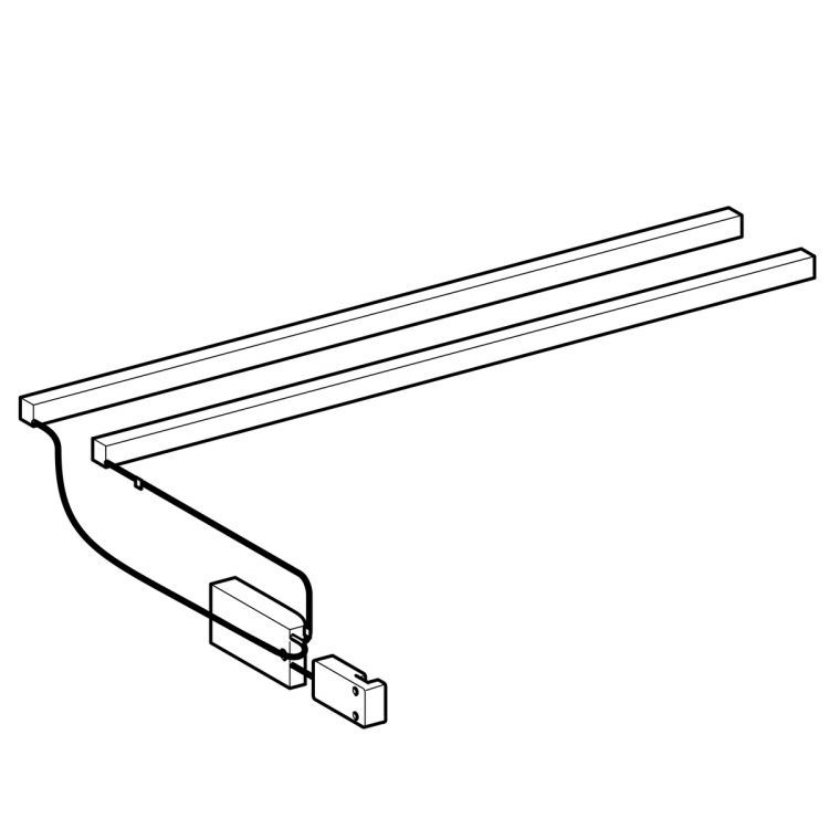 Универсальная подсветка Geberit (2 шт), 470 мм