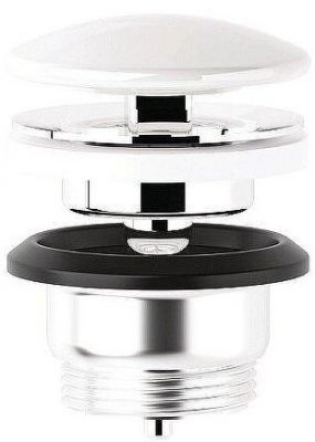 Донный клапан Kludi Rotexa 1047143-00 click-clack цвет Белый