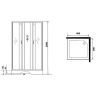 Душевая кабина Niagara Classic 90х90 NG-1101-14BK без гидромассажа