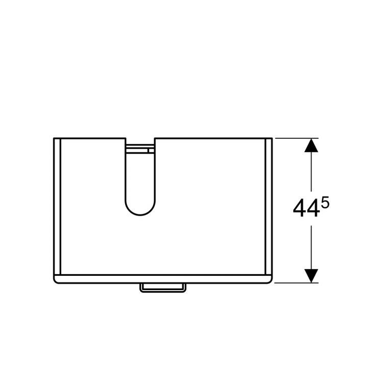 Тумба под раковину Geberit Renova Plan 670 мм, белый, совместим с раковиной 122180 [879130000]