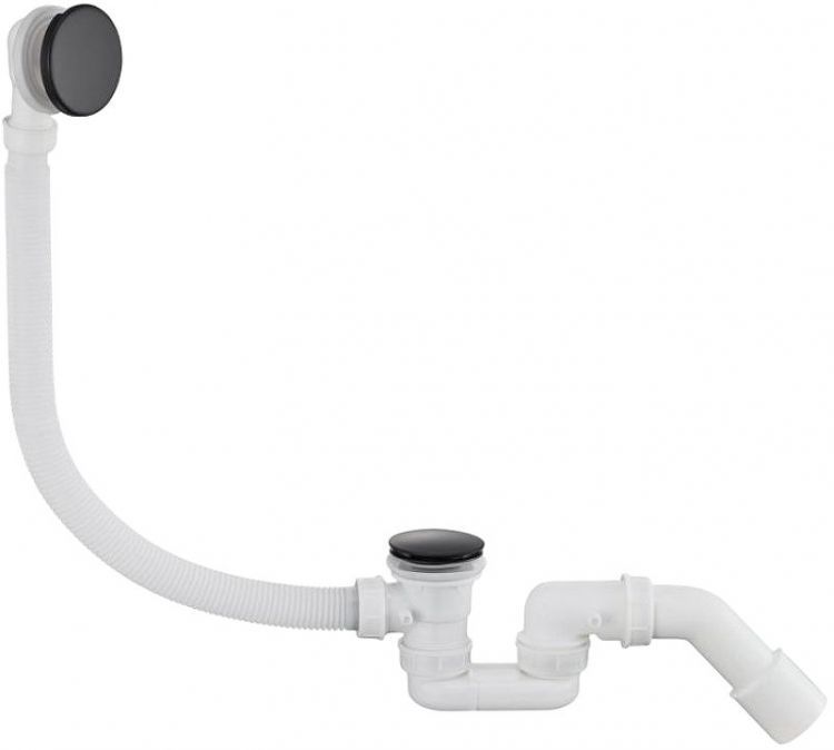 Слив-перелив Grocenberg GB230BL click-clack Черный матовый