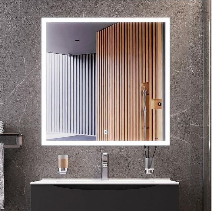 Зеркало Bond Cube 80x80 M44ZE-8080 с подсветкой с сенсорным выключателем