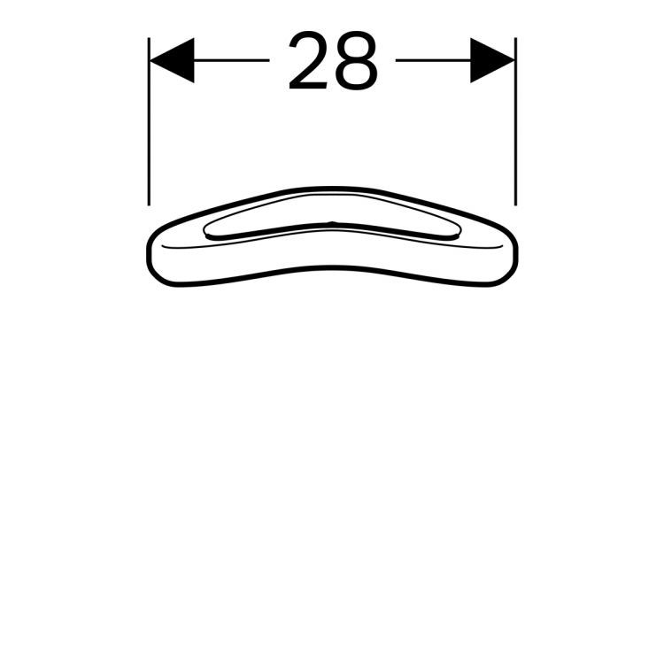 Сиденье для унитаза детское Geberit Bambini, цвет красный [573338000]