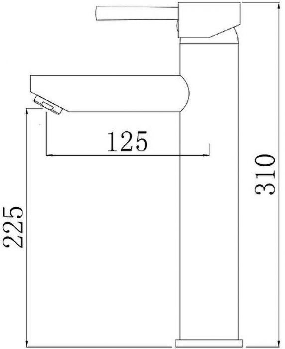 Смеситель для раковины Comforty FC018B-CKBT 00-00006497 Белый