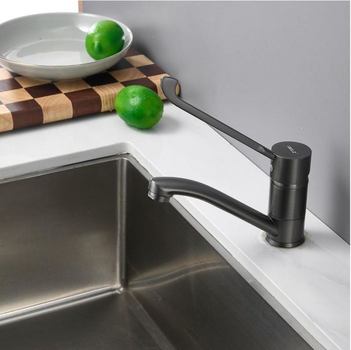 Смеситель для кухни Belz B19019-3 цвет Оружейная сталь