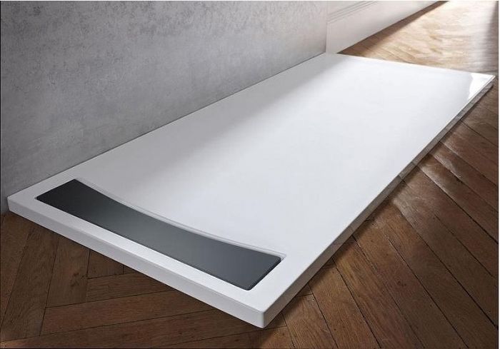 Душевой поддон из материала Flight Jacob Delafon Flight Neus 120x80 Белый