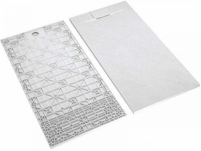 Душевой поддон из стеклопластика RGW TUS-W 100x90 553702910-01 Белый
