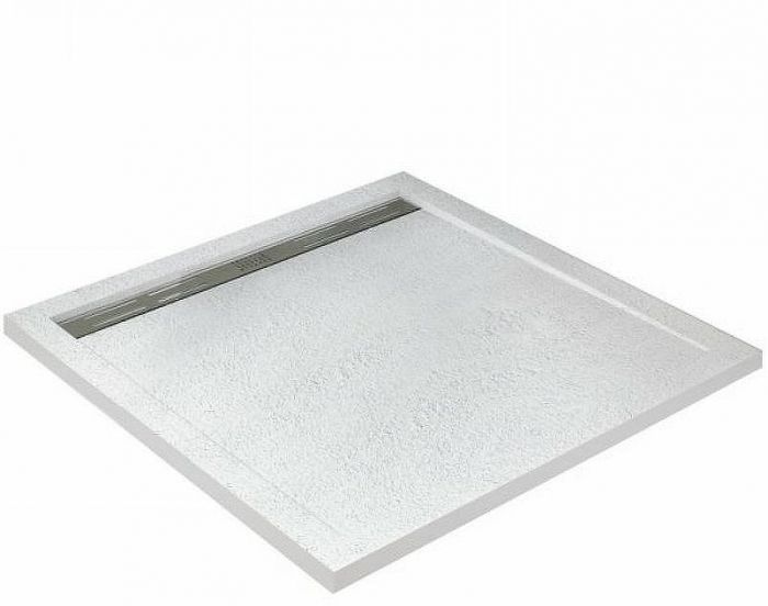 Душевой поддон из искусственного камня Cezares Tray AS 100х100 TRAY-AS-A-100-30-W Белый