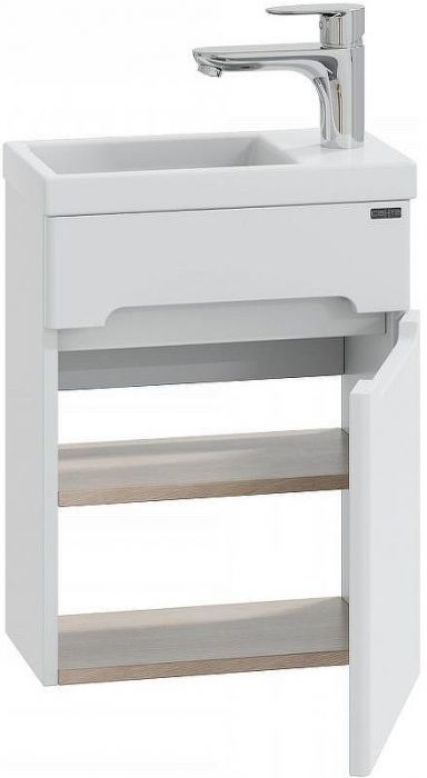 Тумба под раковину СанТа Лондон 40 224017 подвесная Белая