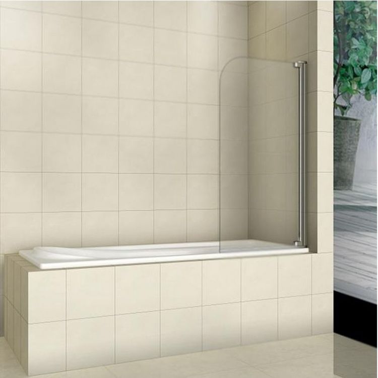 Шторка на ванну WeltWasser WW100 T1 80 10000001222 профиль Хром стекло прозрачное Шторка на ванну WeltWasser WW100 T1 80 10000001222 профиль Хром стекло прозрачное