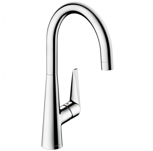 Hansgrohe Talis S, Смеситель для кухни, поворотный излив, Цвет: хром