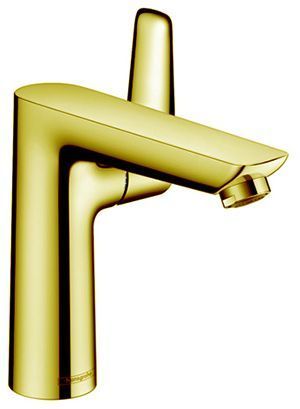 Hansgrohe Talis E Смеситель для раковины 150, на 1 отв, с донным клапаном, излив 141мм, цвет: золото