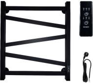 Электрический полотенцесушитель Маргроид Зигзаг профильный 600x500 Зигзаг-6050-1081-9005R правый Черный матовый