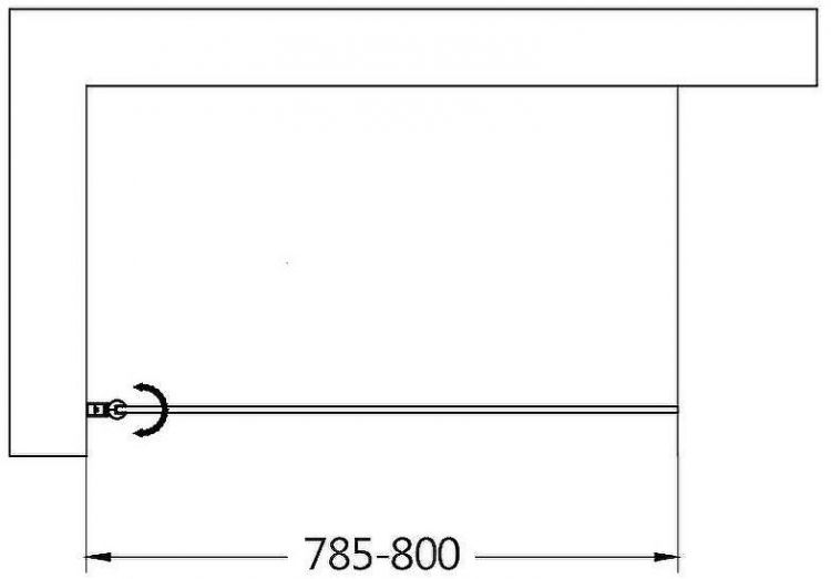 Шторка на ванну AQUAme 80 AQM2851 профиль Хром стекло прозрачное Шторка на ванну AQUAme 80 AQM2851 профиль Хром стекло прозрачное