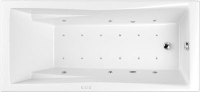 Акриловая ванна Whitecross Palace 180х80 0104.180080.100.RELAX.CR с гидромассажем