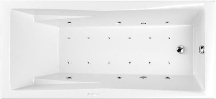 Акриловая ванна Whitecross Palace 180х80 0104.180080.100.RELAX.CR с гидромассажем