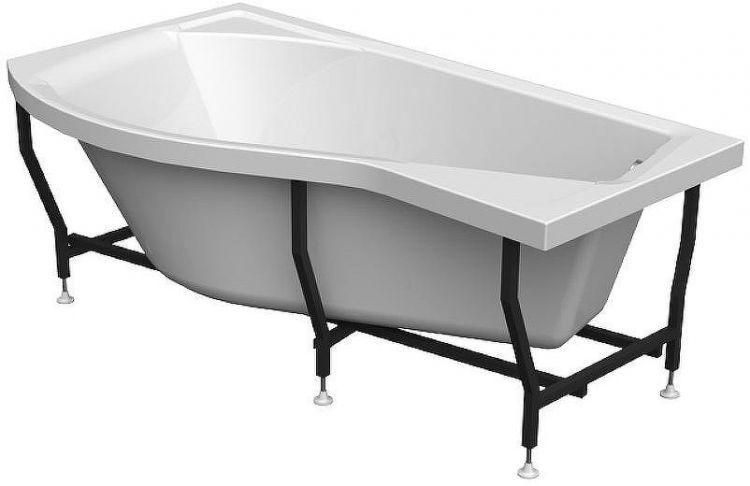 Акриловая ванна Radomir Vannesa Миранда 168х95 L 2-76-2-1-0-209 с гидромассажем Баланс Хром