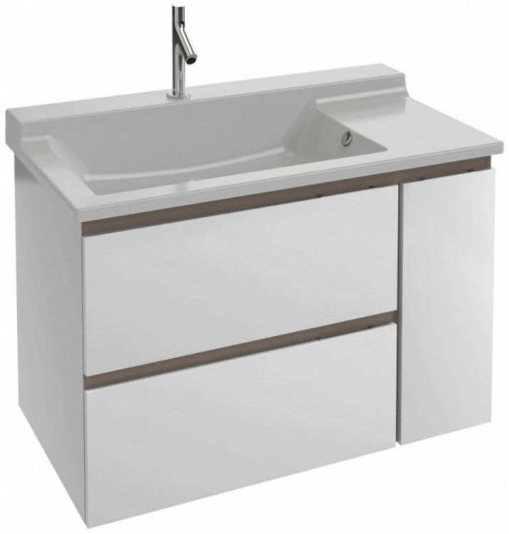 Раковина Jacob Delafon Soprano 100 см EXK112-00 Раковина Jacob Delafon Soprano 100 см EXK112-00