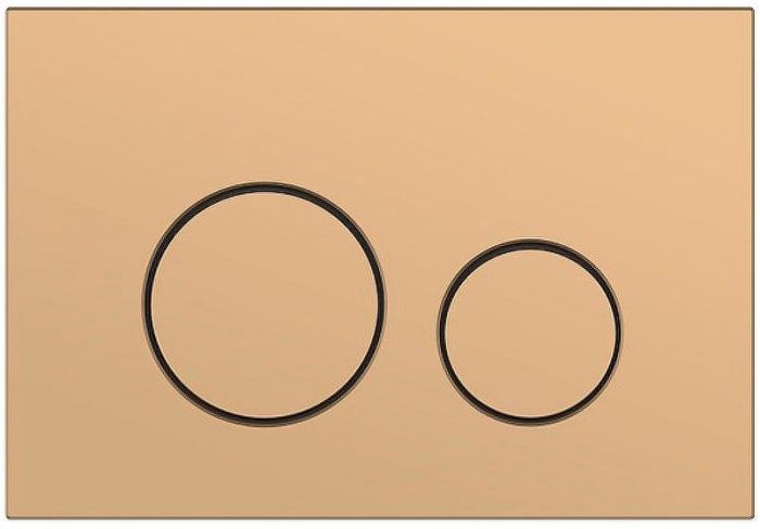 Клавиша смыва Cersanit Link 63524 Золотая матовая