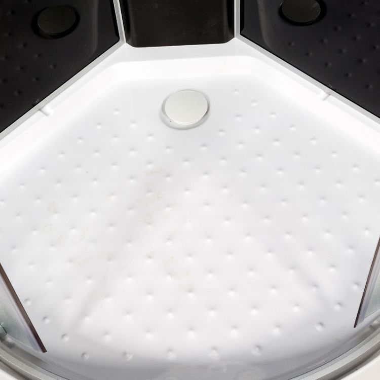 Душевая кабина Deto L 801 N с гидромассажем BLACK 100x100x200