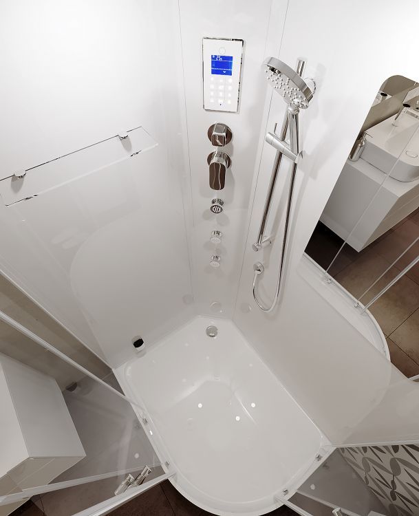 Душевая кабина TEUER Crystal D129-75L 120х90 Душевая кабина TEUER Crystal D129-75L 120х90