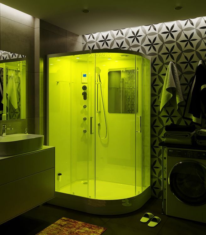 Душевая кабина TEUER Crystal D129-75L 120х90 Душевая кабина TEUER Crystal D129-75L 120х90