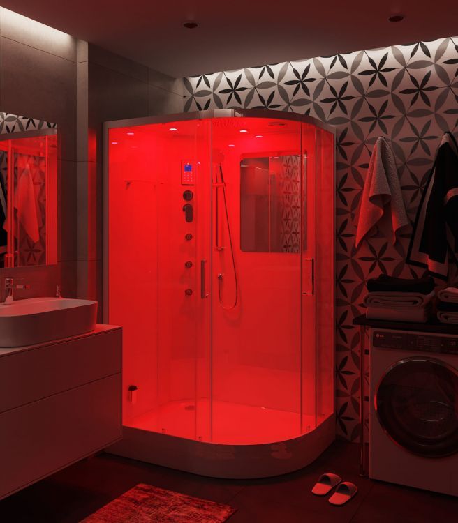 Душевая кабина TEUER Crystal D129-75L 120х90 Душевая кабина TEUER Crystal D129-75L 120х90