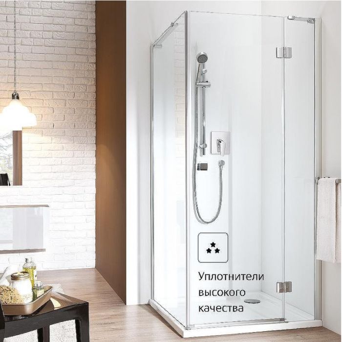 Душевая дверь Roca Metropolis 160 MP3416012M профиль Хром стекло прозрачное