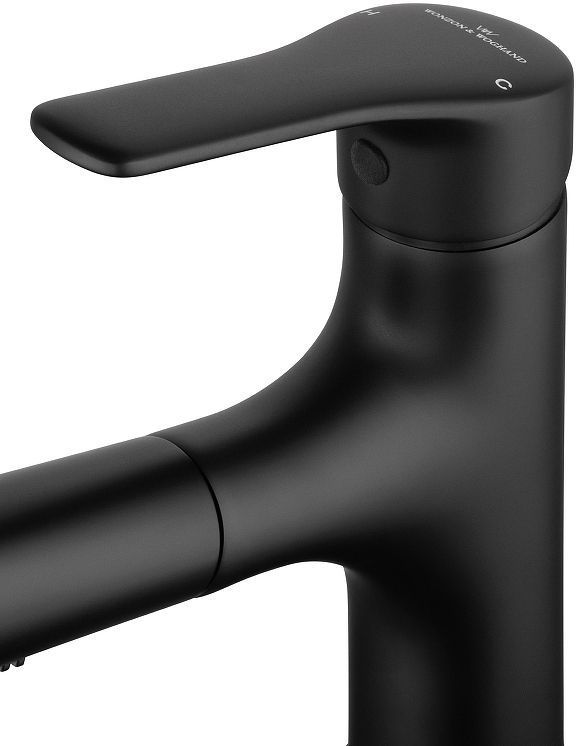 Смеситель для раковины Wonzon & Woghand WW-AE4151-MB цвет Черный матовый Смеситель для раковины Wonzon & Woghand WW-AE4151-MB цвет Черный матовый