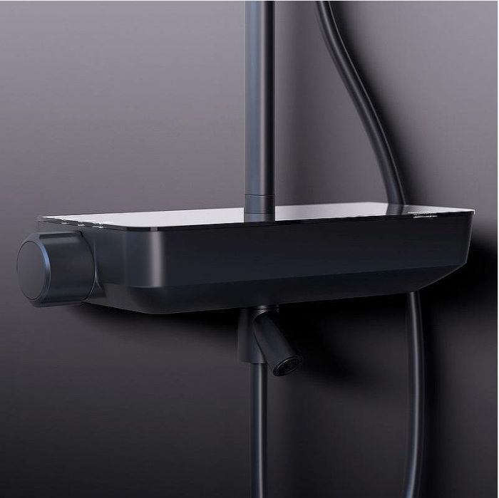 Душевая система Damixa Scandinavian Pure 936730300 Черная матовая