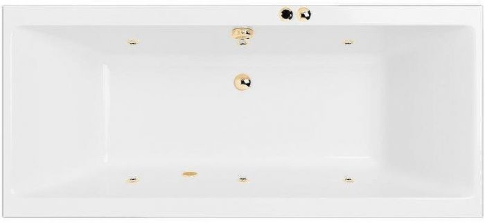 Акриловая ванна Excellent Pryzmat Slim 180x80 WAEX.PRY18S.SOFT.GL с гидромассажем