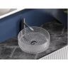 Умывальник CERAMICANOVA Cristal чаша накладная круглая (прозрачная) CN6062