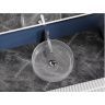 Умывальник CERAMICANOVA Cristal чаша накладная круглая (прозрачная) CN6062