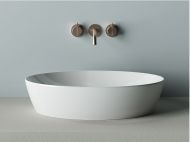 Умывальник CERAMICANOVA Element чаша накладная овальная 625x420x145 мм CN5018