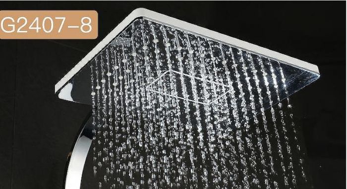 Душевая система Gappo G07 G2407-8 Белая Хром