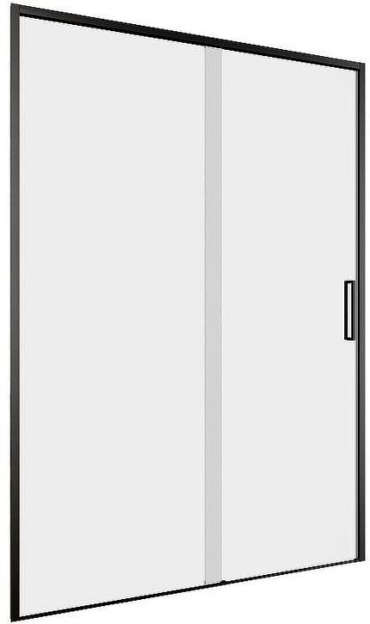 Душевая дверь Aquanet Pleasure Evo AE65-N130-BT 130 312539 профиль Черный стекло прозрачное