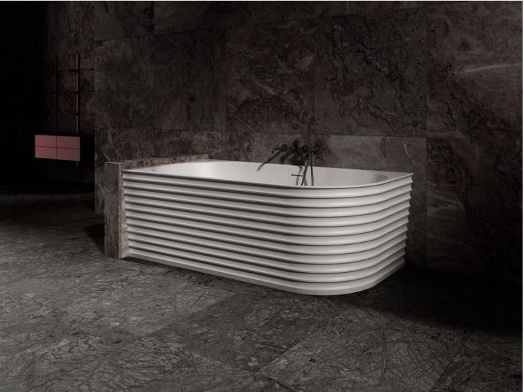 Ванна из искусственного камня Abber Stein 170x80 AS9651 L без гидромассажа Ванна из искусственного камня Abber Stein 170x80 AS9651 L без гидромассажа